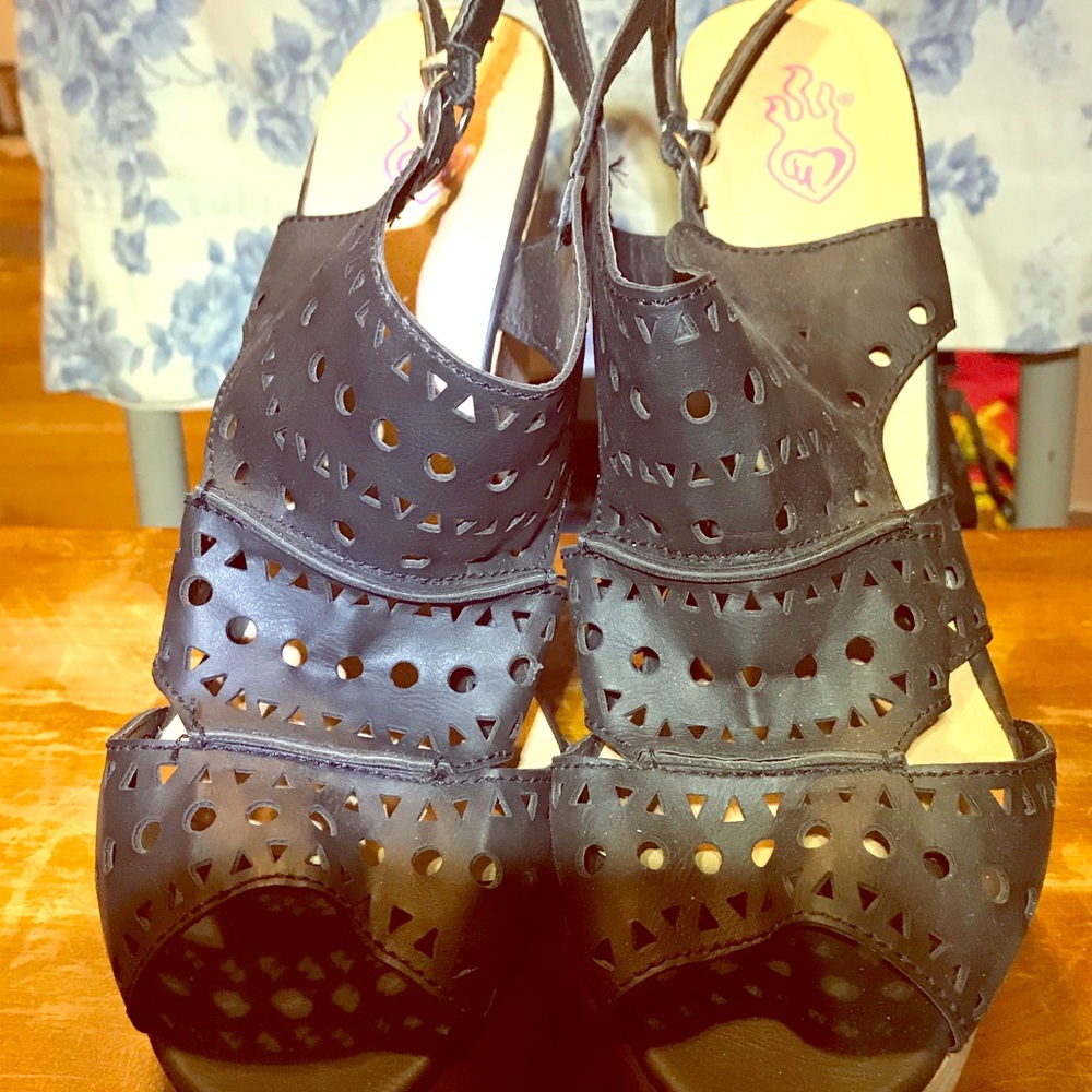 Black Torrid Wedges